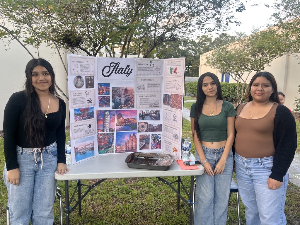 Italy culture table at WorldFest