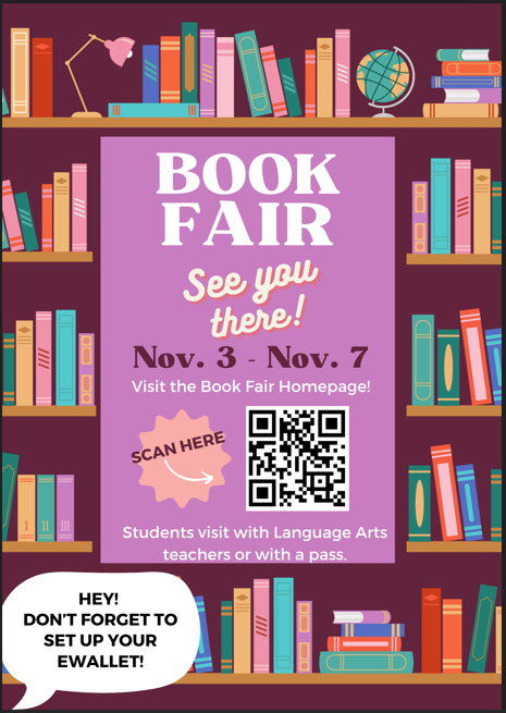 Book Fair Nov 3-7