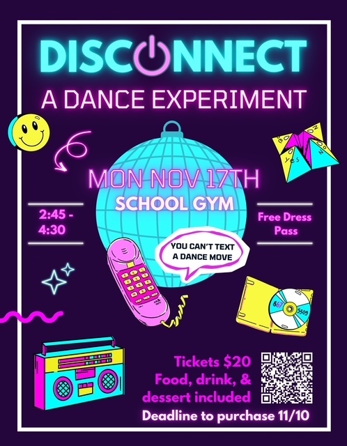 Disconnect A Dance Experience Nov 17 2:45 to 4:30 PM