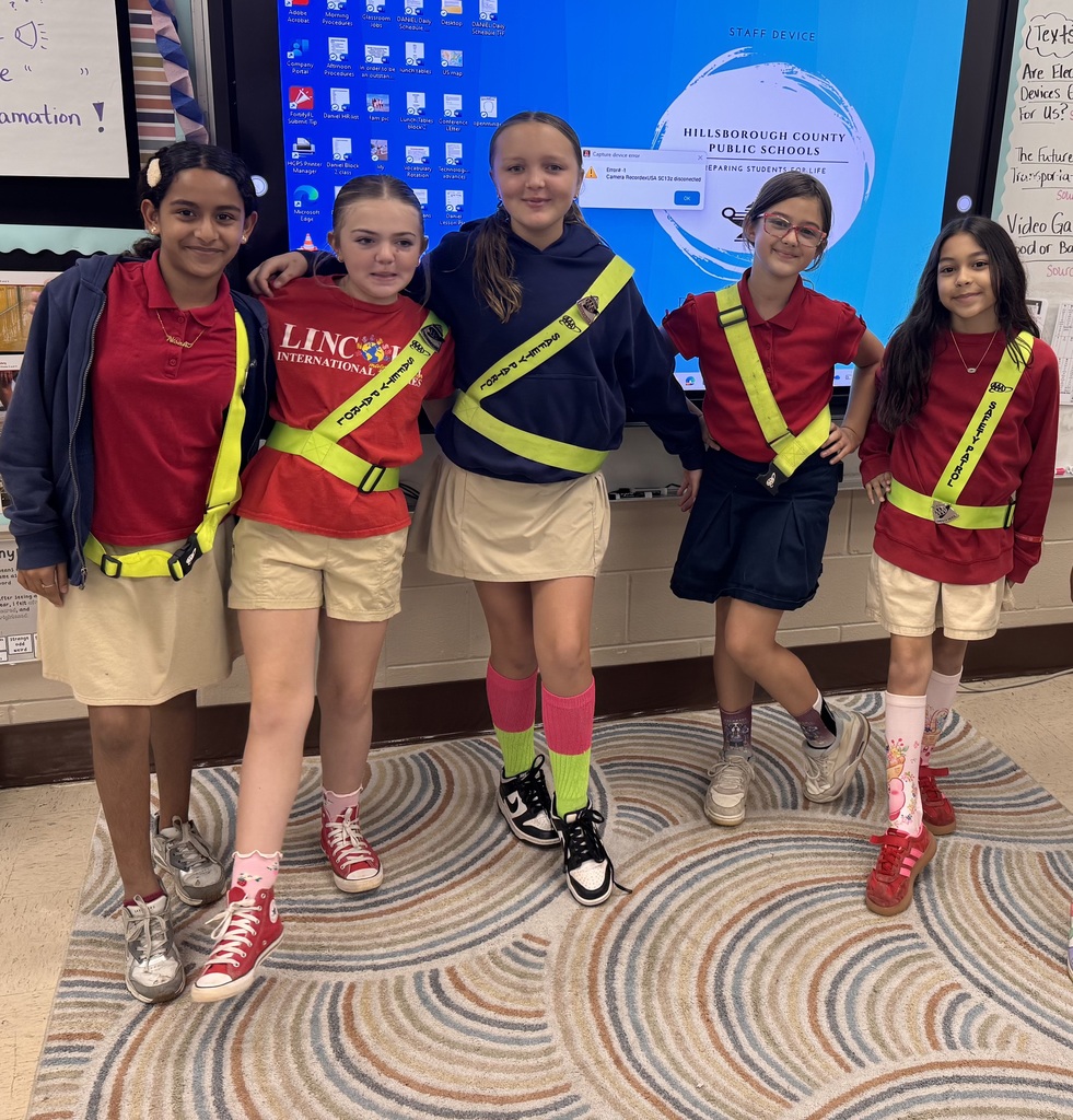 Students wearing crazy socks