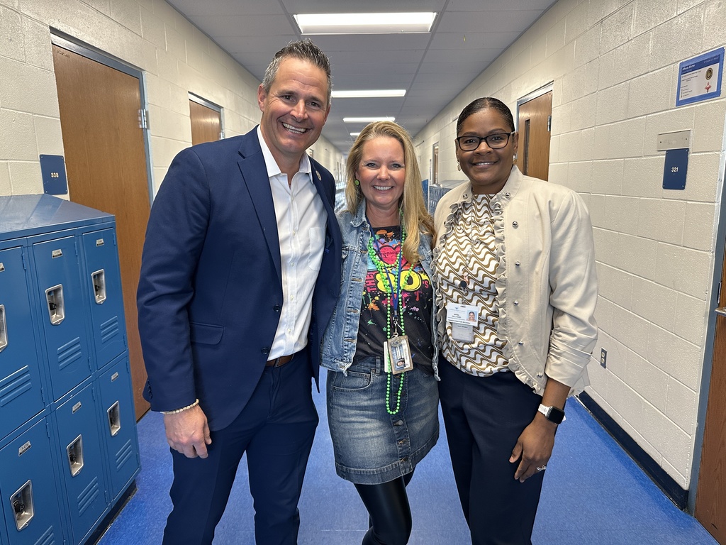 Supt. Ayres, Ms. Fisher, and Regional Supt. Gillyard