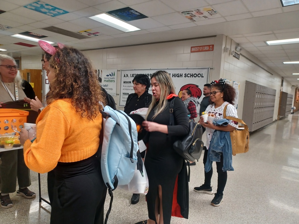 students getting candy