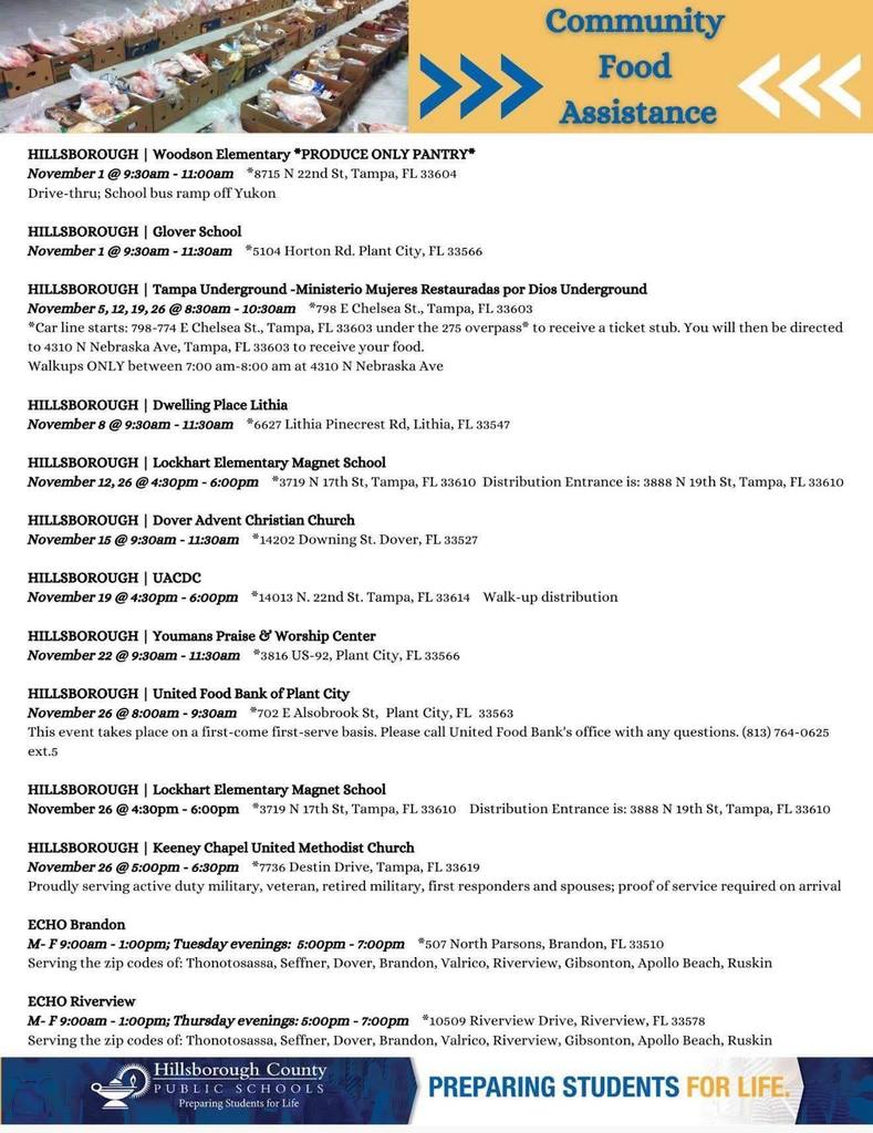 community food assistance