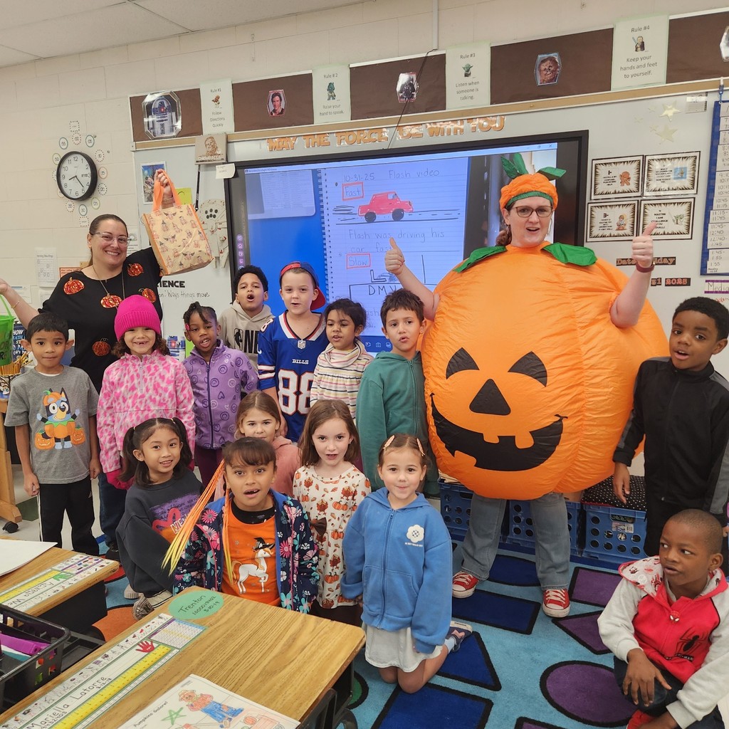 Mrs. Miner's class had the most days of perfect attendance in October!