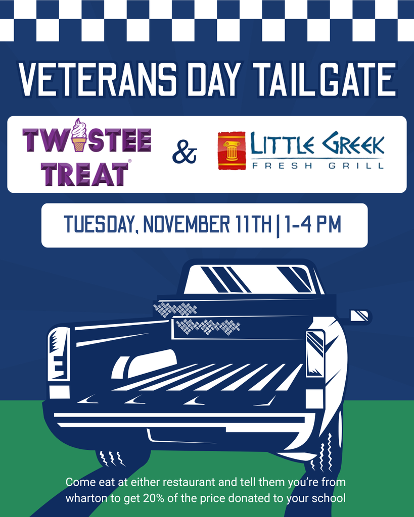 Wharton PTSA Spirit Night Info