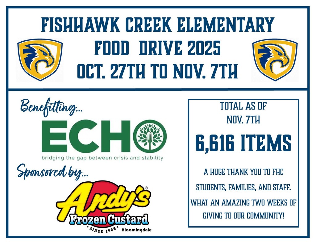 ECHO food drive infographic