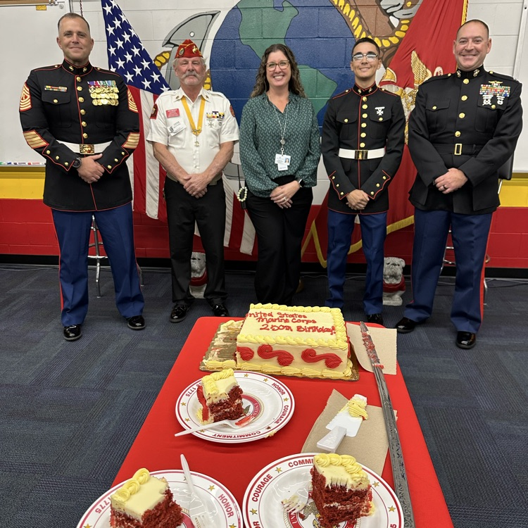 marines with principal