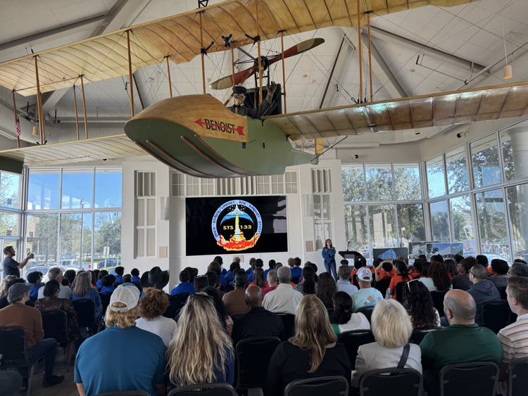 JGTGA students listening to presentations