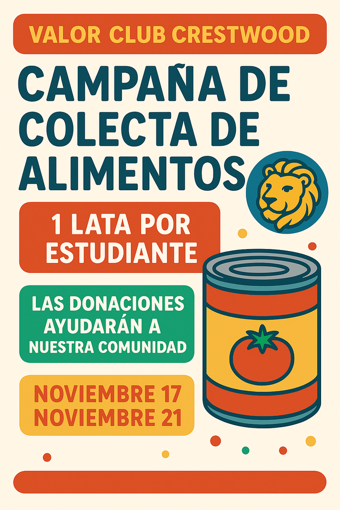 ¡Atención familias de Crestwood Elementary!