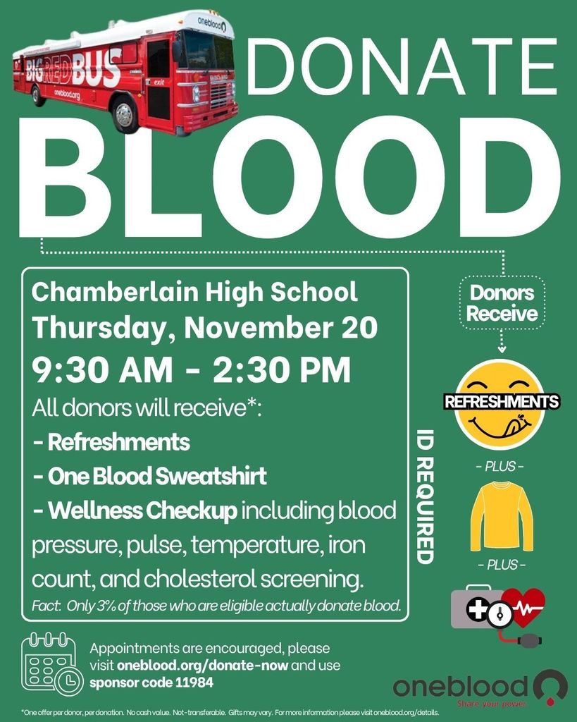 Blood Drive Flyer