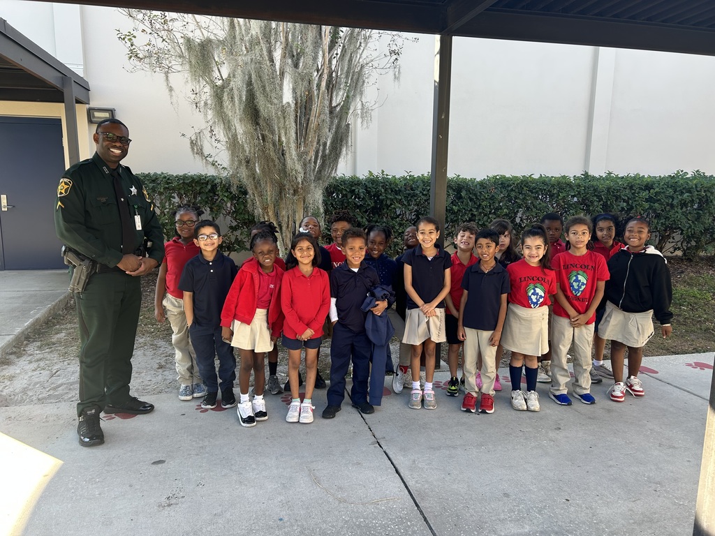 Students with law enforcement officer