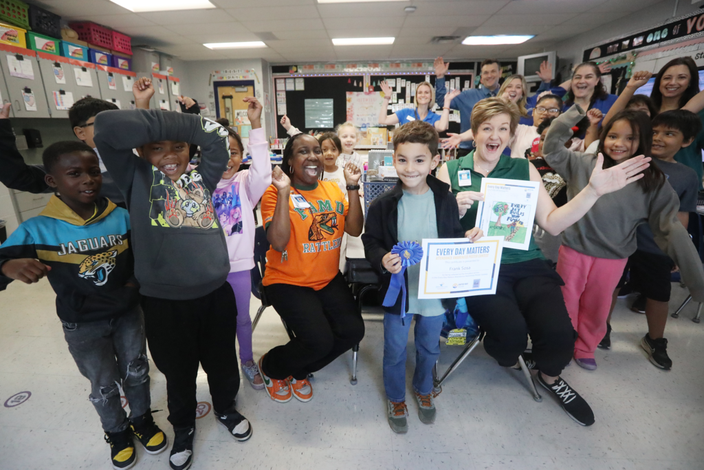 Frank Sosa and classmates