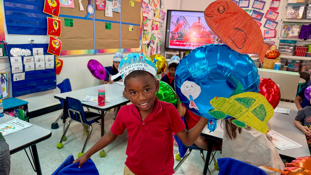 Balloon Showcase at Lincoln Elementary Magnet School