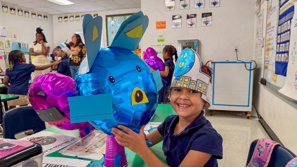Balloon Showcase at Lincoln Elementary Magnet School