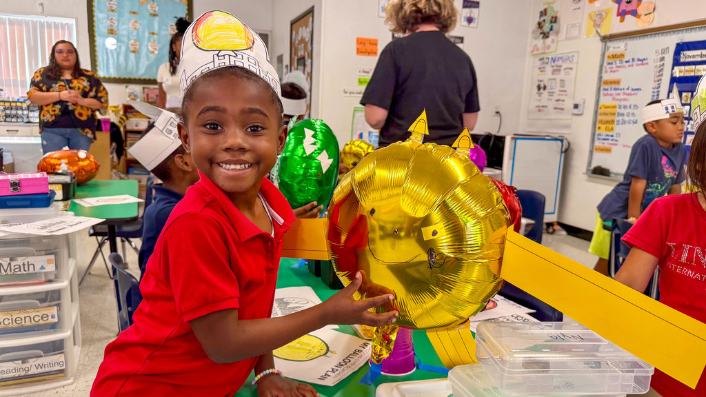 Balloon Showcase at Lincoln Elementary Magnet School