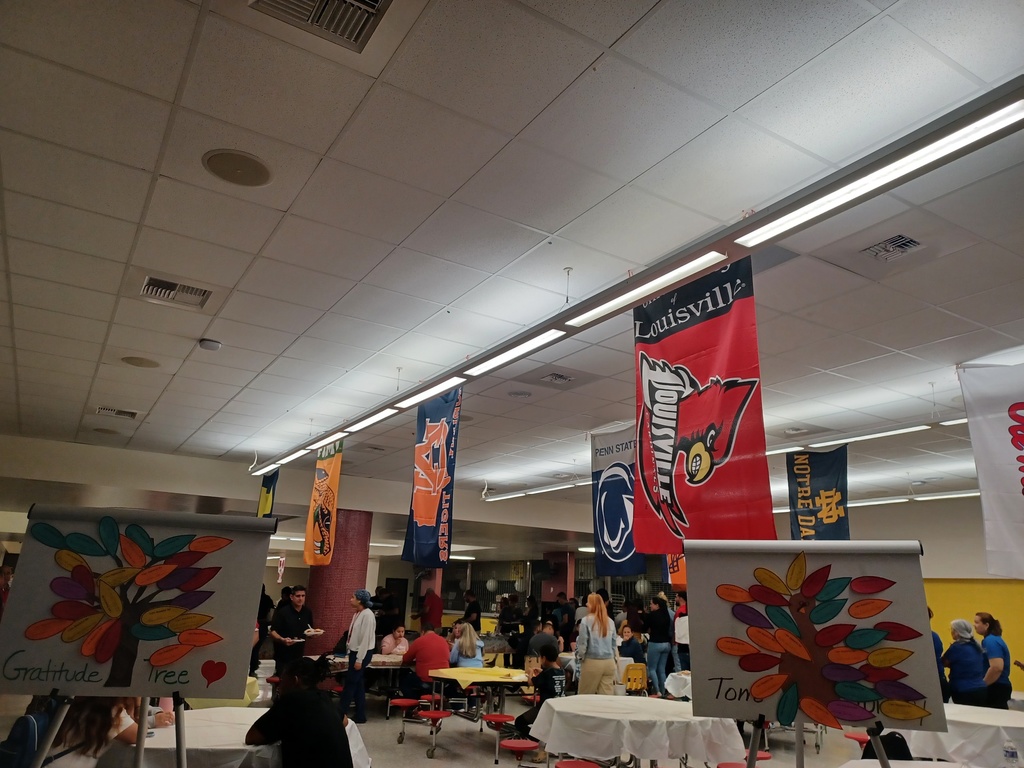 The graditude tree and Tom the Turkey