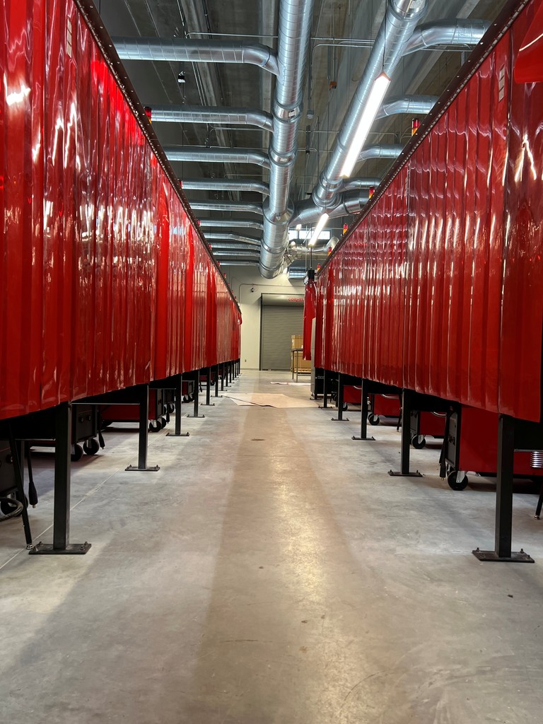 Welding Space at Rick Lott Technical College