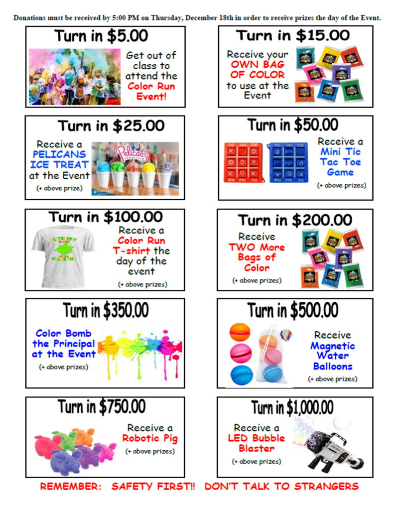 lots of words and kids prizes