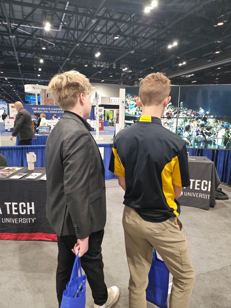 Stewart Middle School students at I/ITSEC 2025