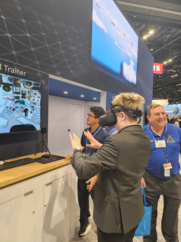 Stewart Middle School students at I/ITSEC 2025