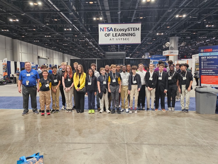 Stewart Middle School students at I/ITSEC 2025