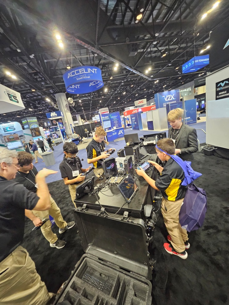 Stewart Middle School students at I/ITSEC 2025