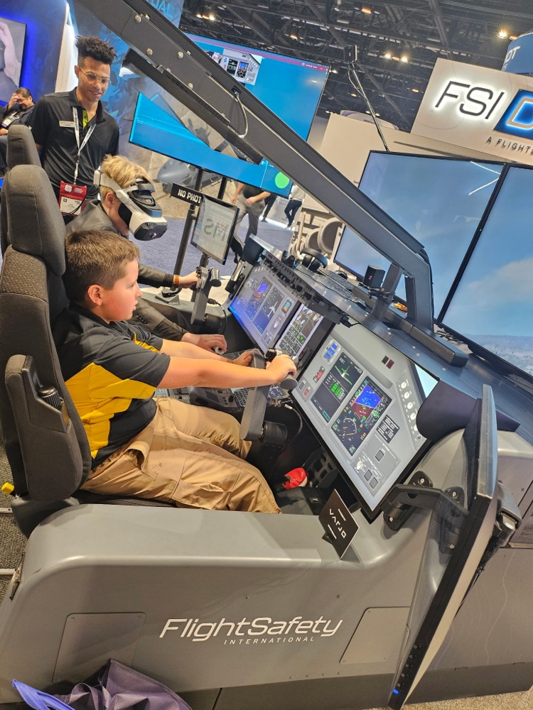 Stewart Middle School students at I/ITSEC 2025