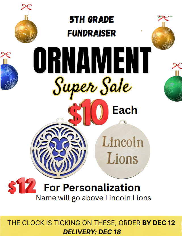 Ornament sale