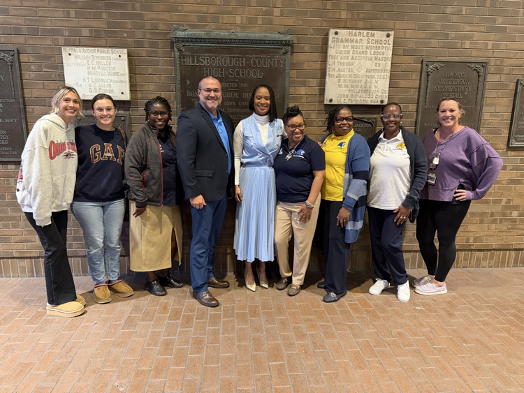 Asya Adkins-Cenatus with Oak Park group