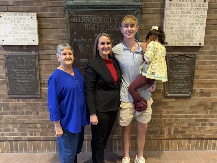 Leanne Way with family members