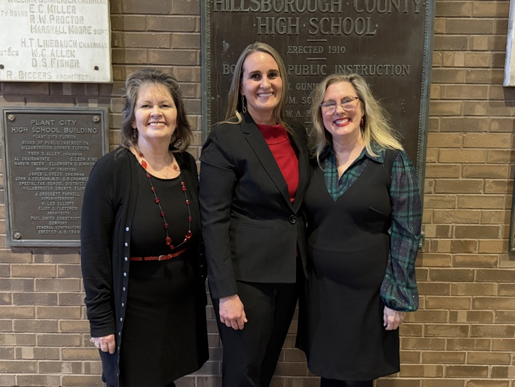 Leanne Way with fellow HCPS principals