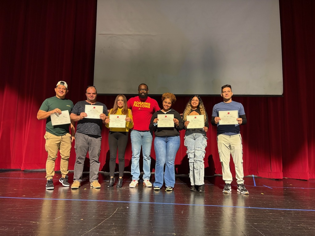 Students with certificates
