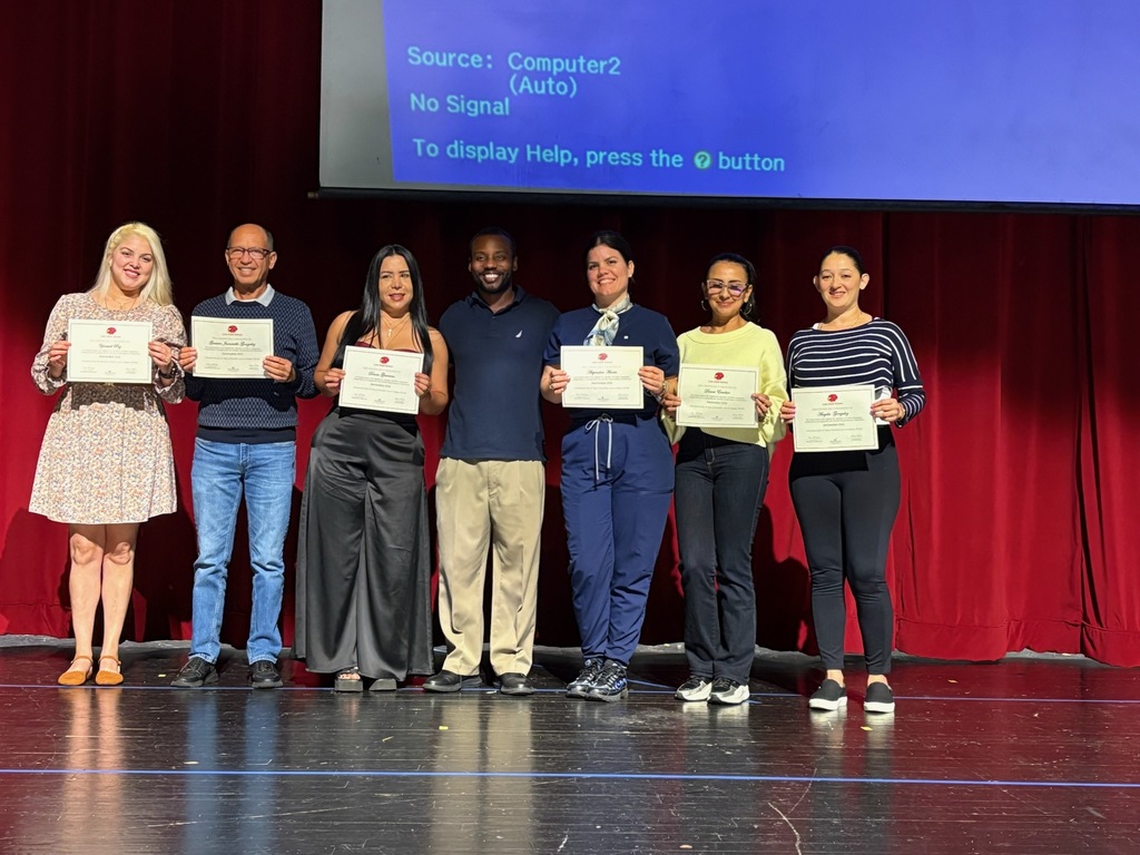 Students with certificates