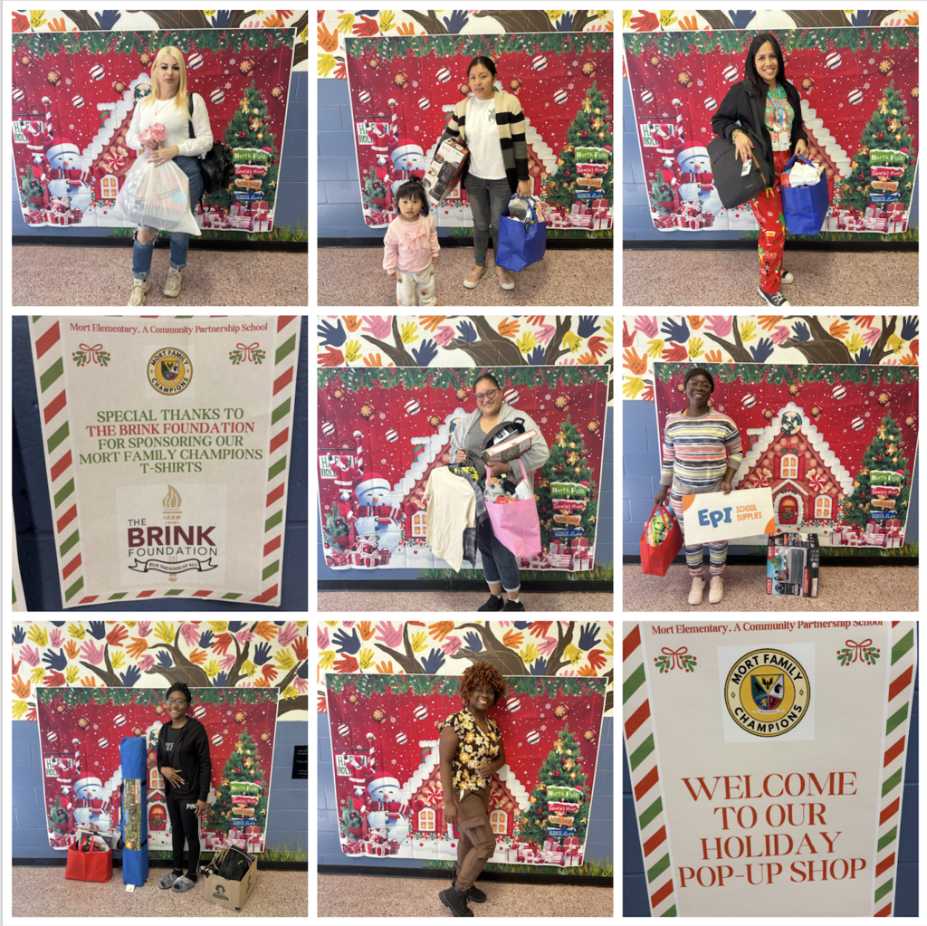 Mort Family Champions at our Holiday Pop-Up Shop