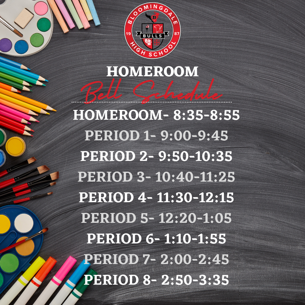 Homeroom Bell Schedule