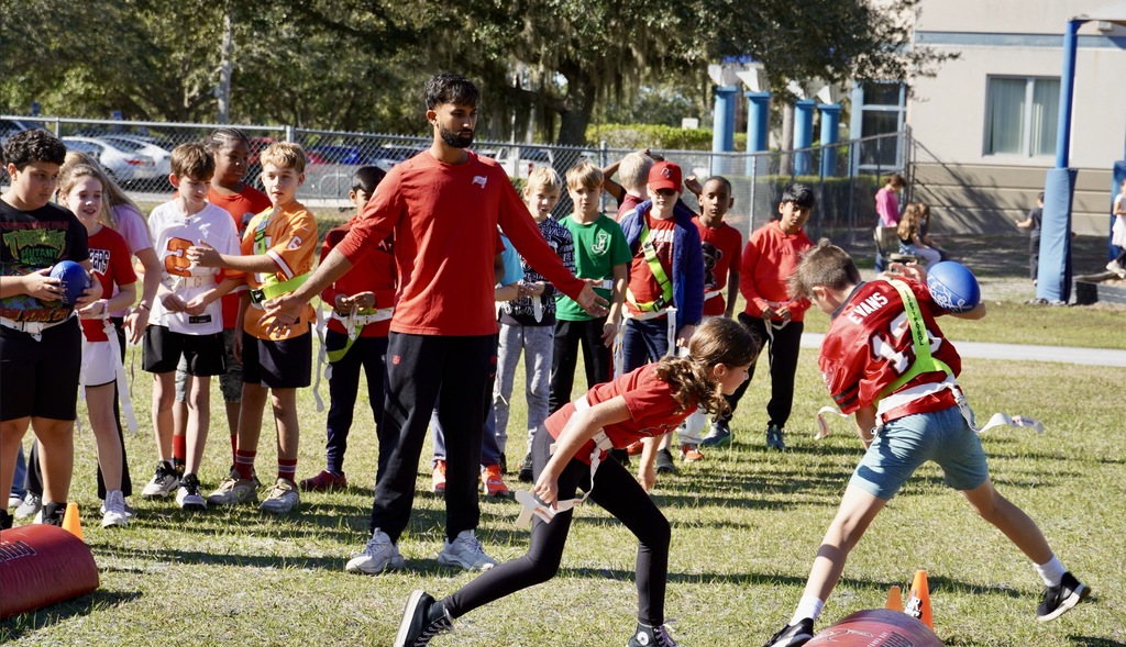 Tampa Bay Buccaneers at McKitrick Elementary School