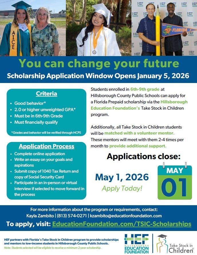 Freshman Scholarship Opportunity