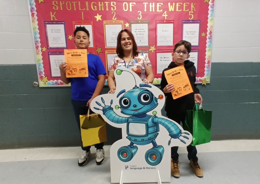 teacher and students