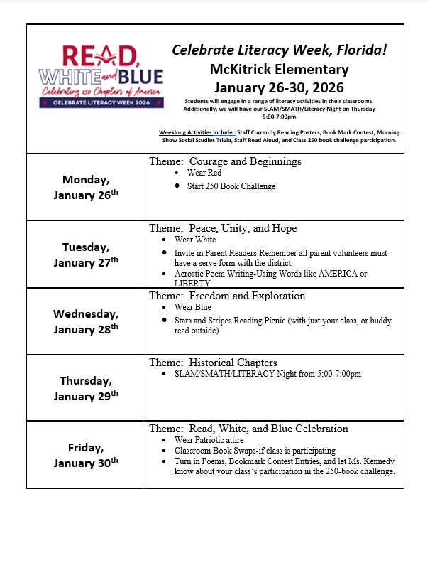 Celebrate Literacy Week!