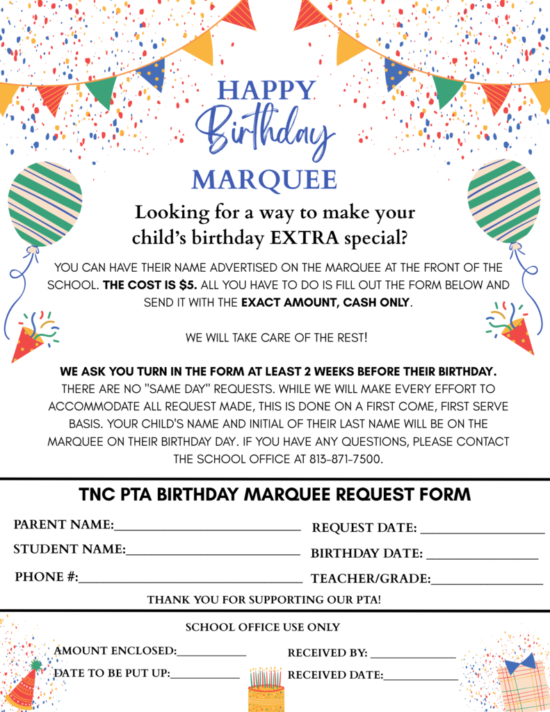 Happy Birthday Marquee