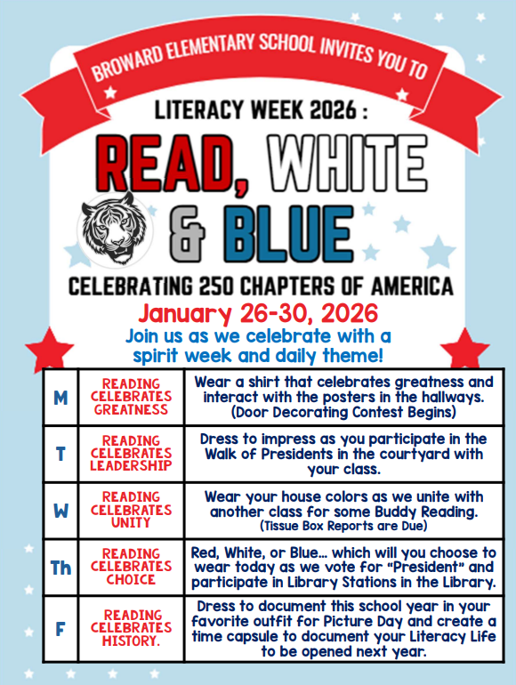 Literacy Spirit Week
