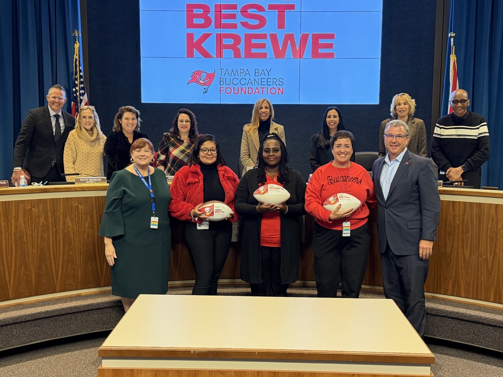 January 2026 Bucs Best Krewe Award Recipients