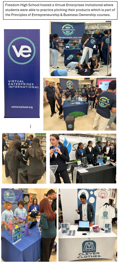 Freedom High School Business Academy Students