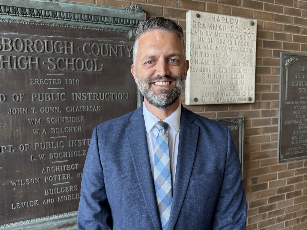 Christian Finch, the new principal of Barrington Middle School 