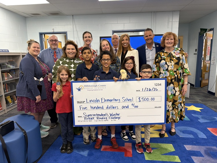 Lincoln Elementary School contest winners