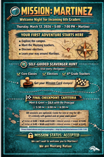 Middle School Welcome Night