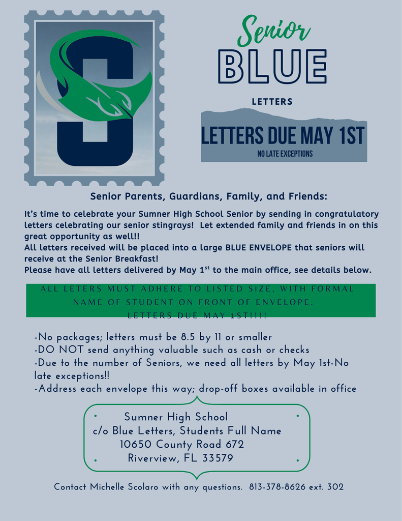 blue letter