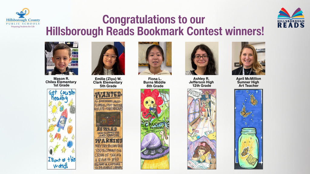 Bookmark Contest Winners