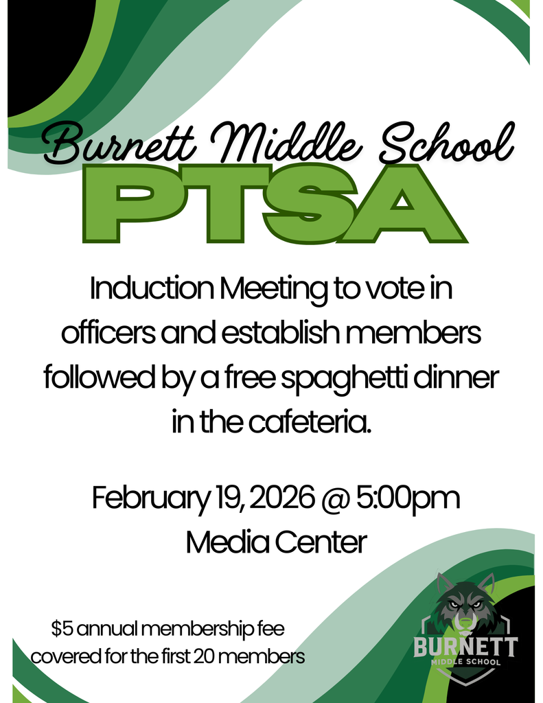 PTSA Meeting Feb. 19, 2026 @ 5pm in the Media Center