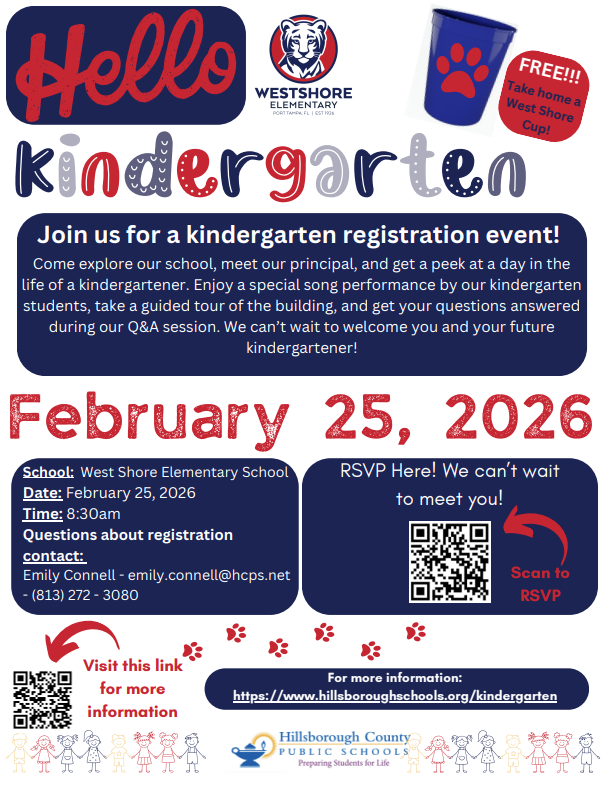 Ready for Kindergarten event February 25, 2026 at 8:30am